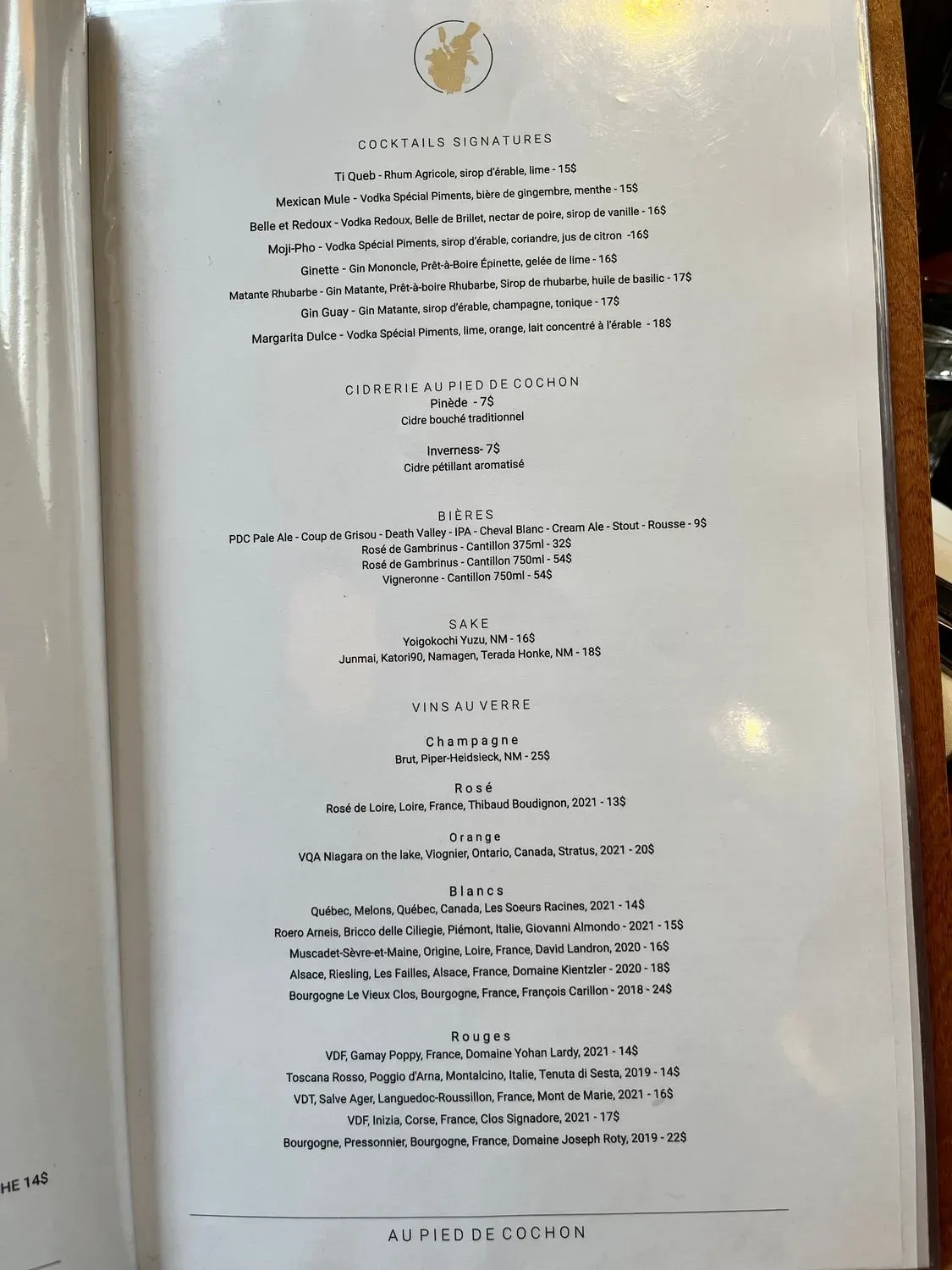 Menu 2