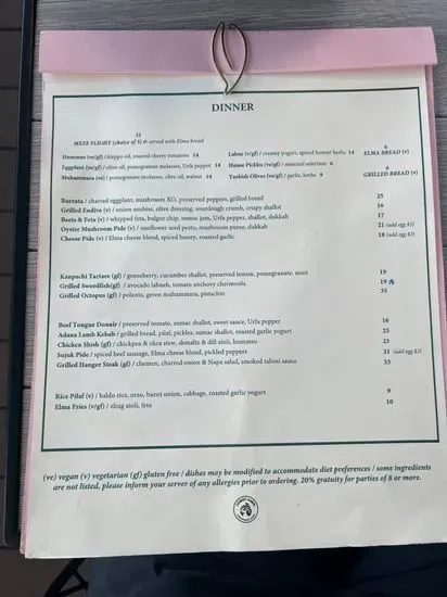 Menu 3