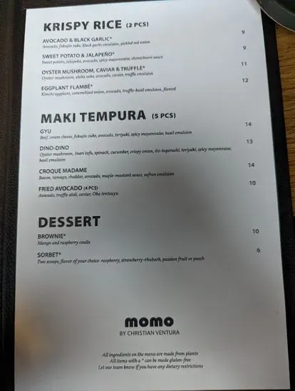 Menu 4