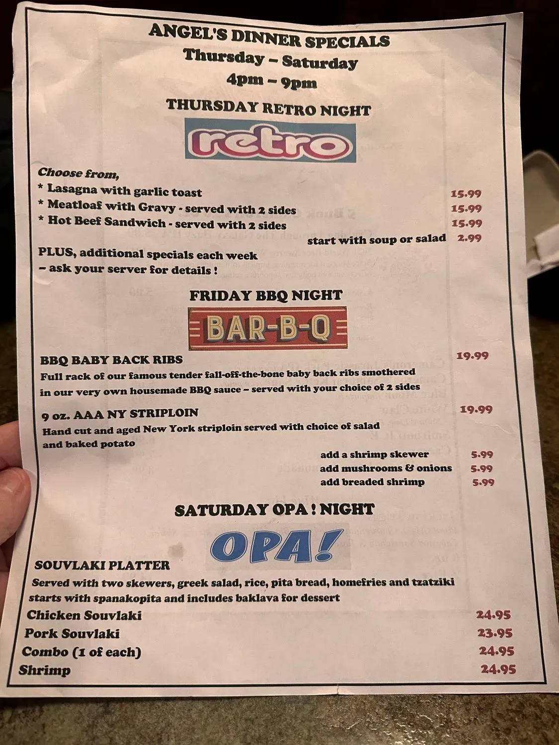 Menu 3