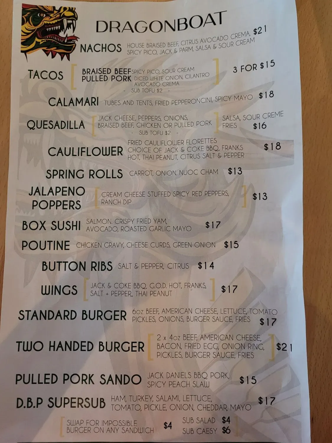 Menu 3