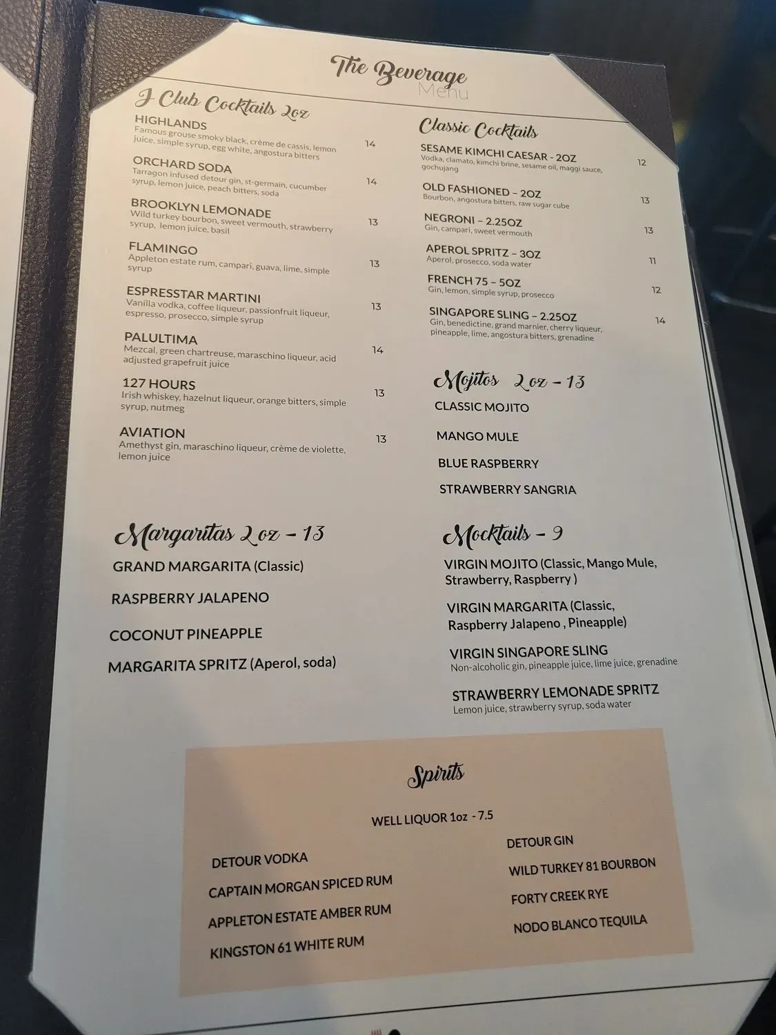 Menu 4