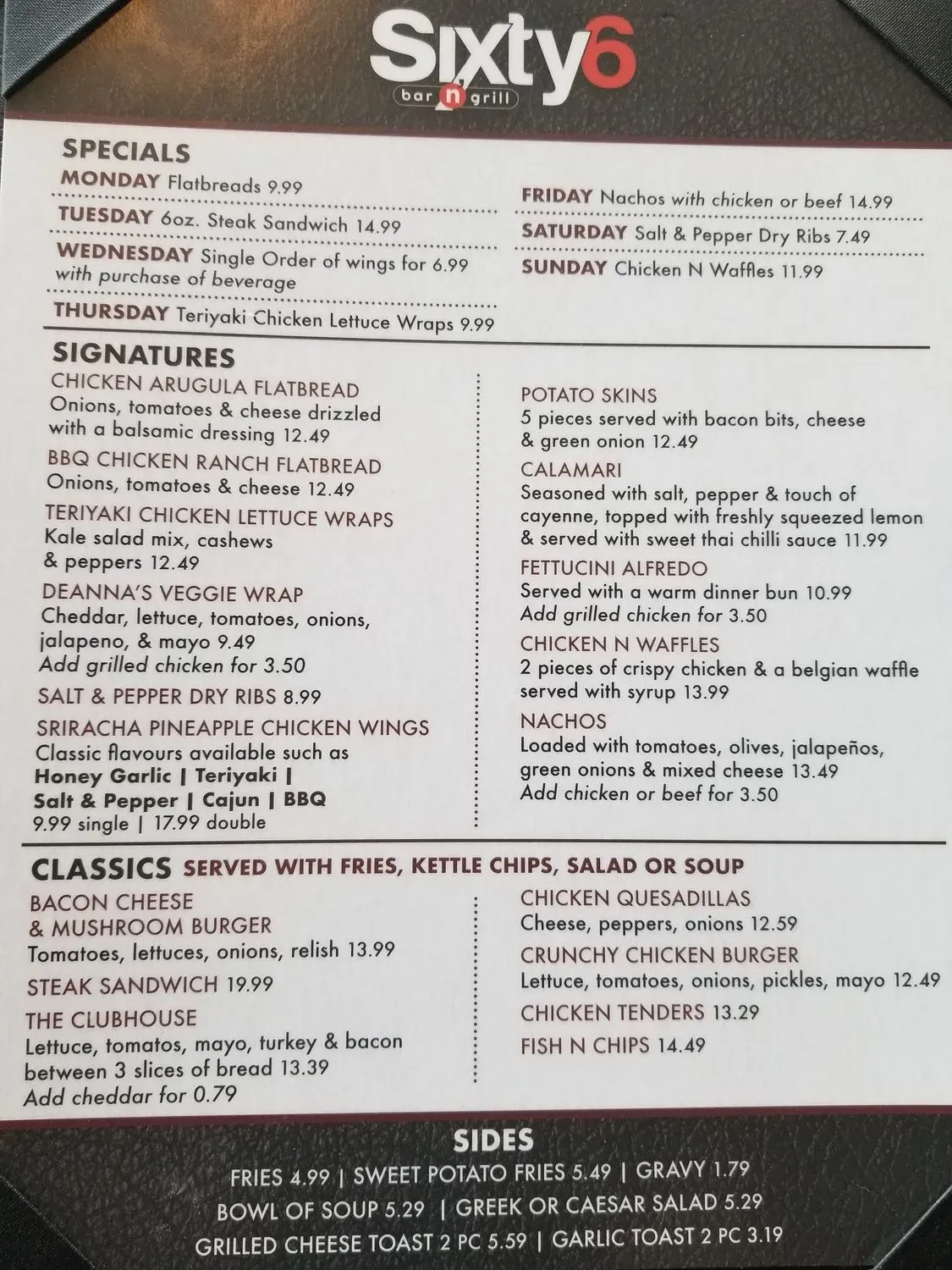 Menu 3