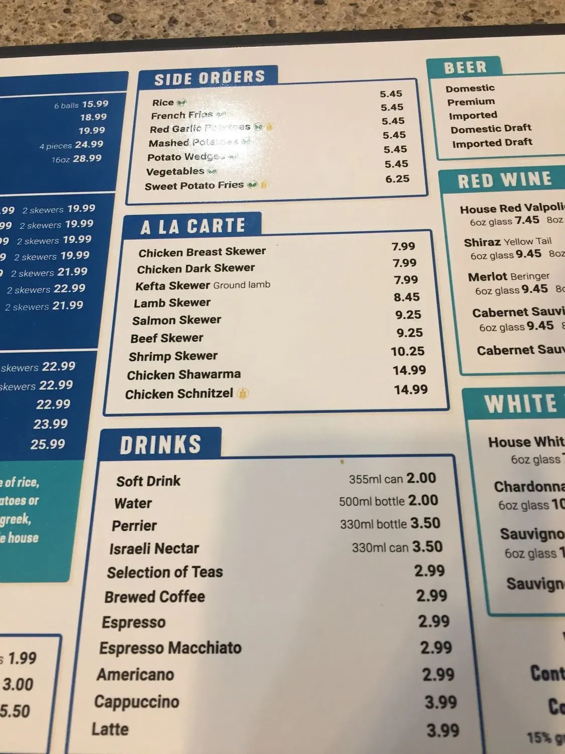 Menu 4