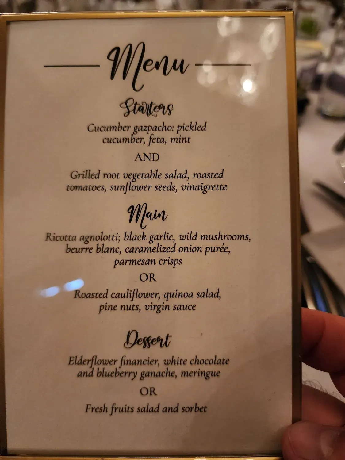 Menu 5