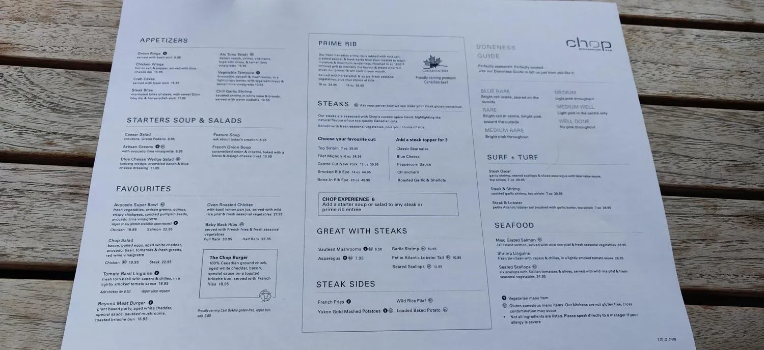 Menu 5