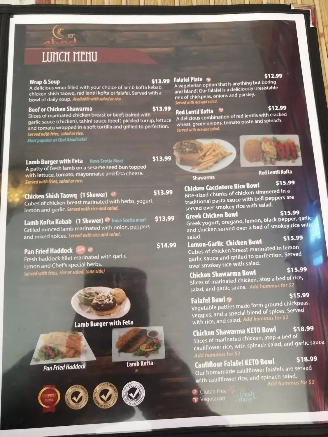 Menu 3