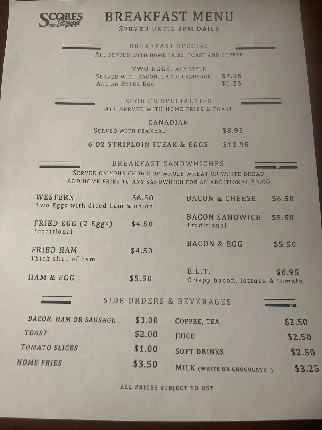 Menu 4