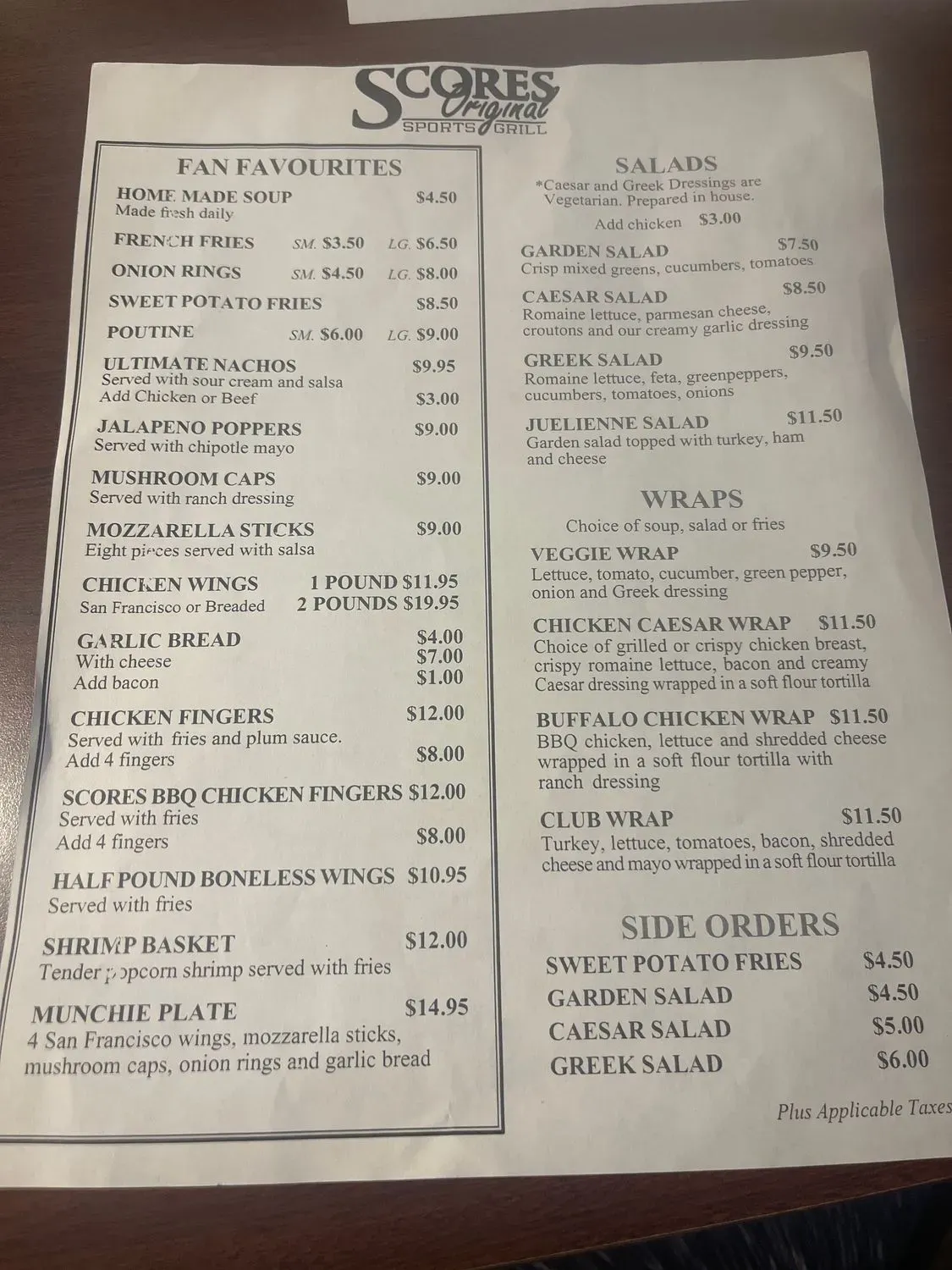 Menu 6