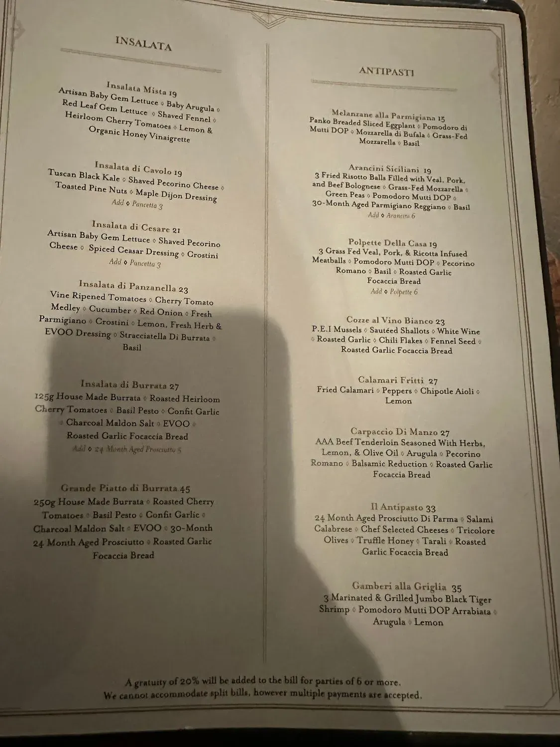 Menu 6