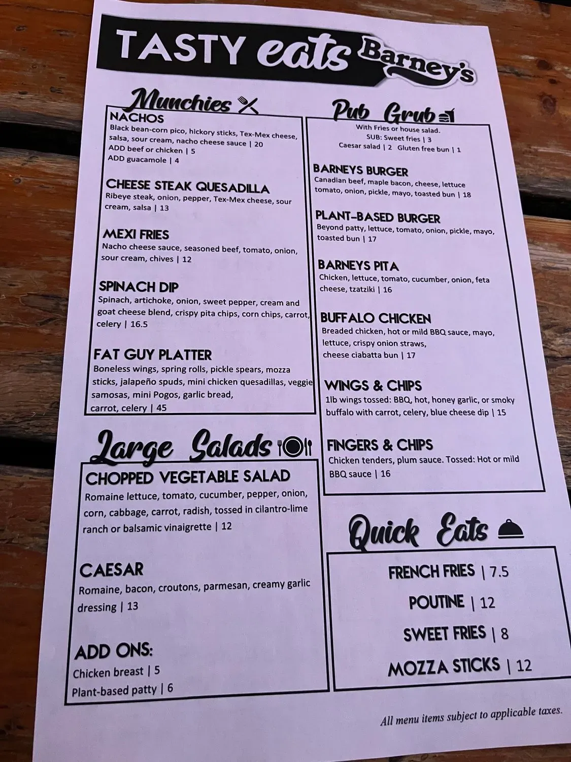 Menu 2