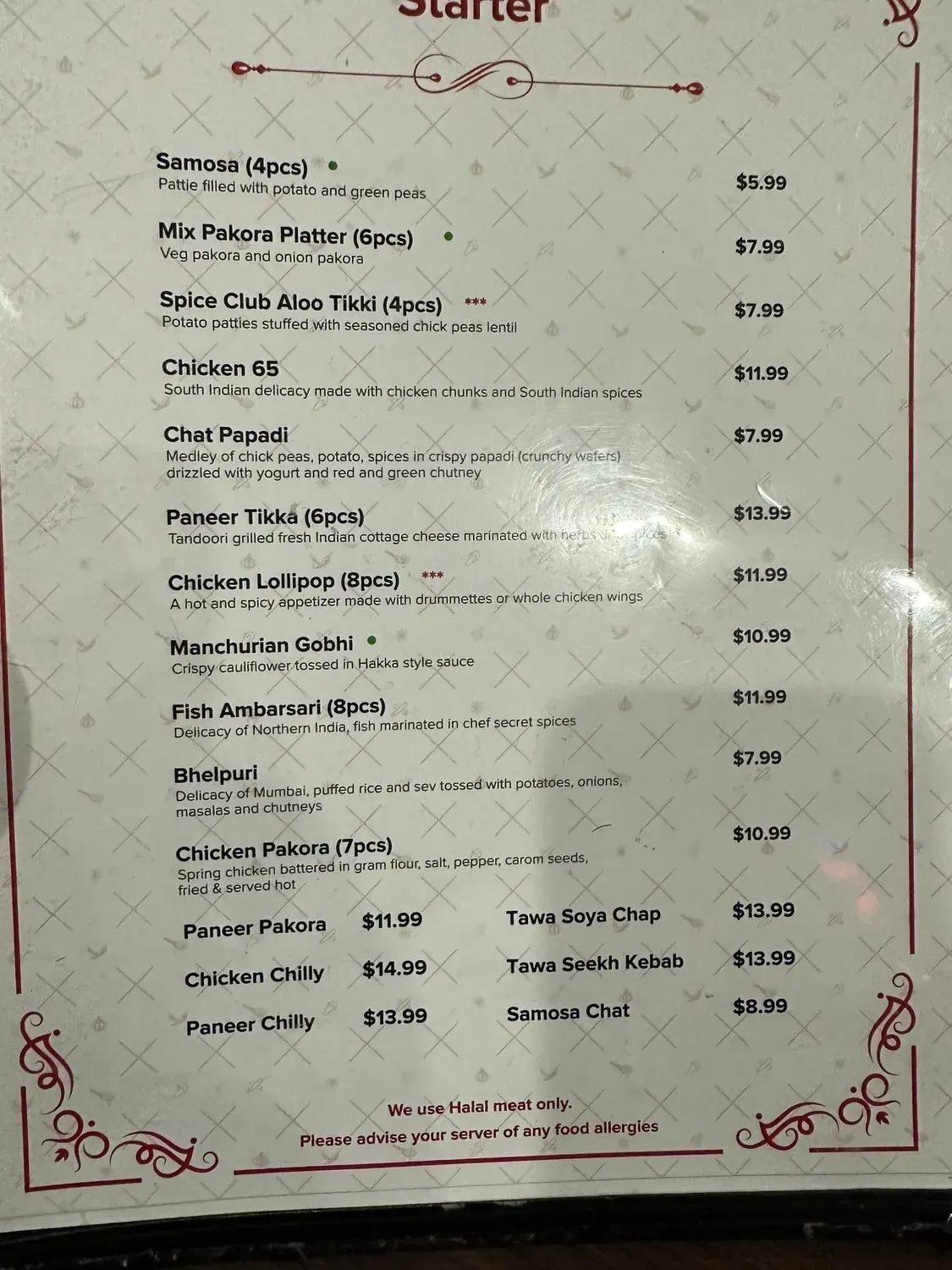 Menu 4