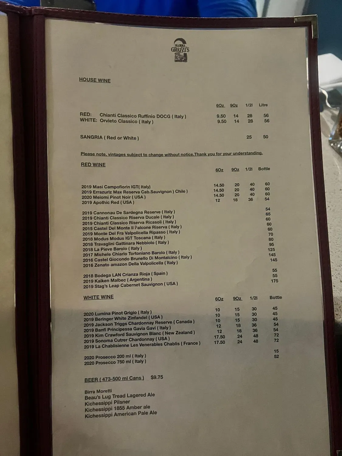 Menu 2