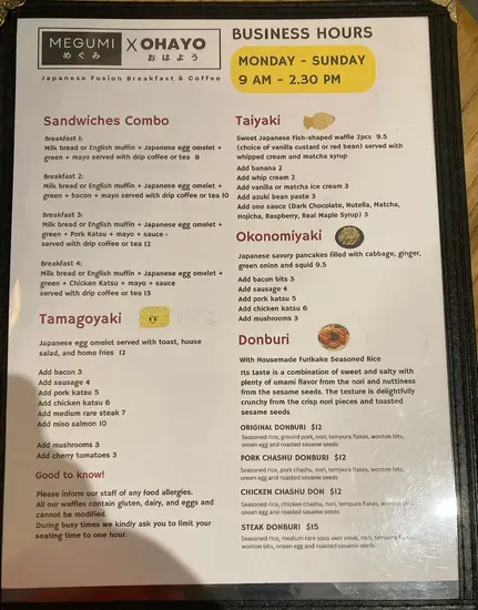 Menu 5