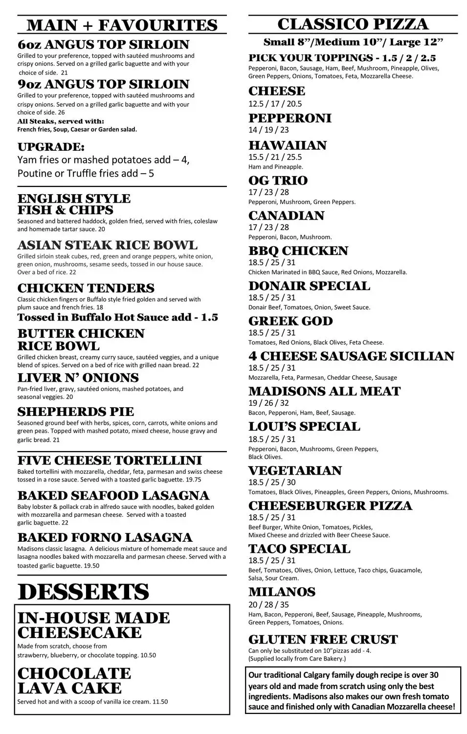 Menu 2