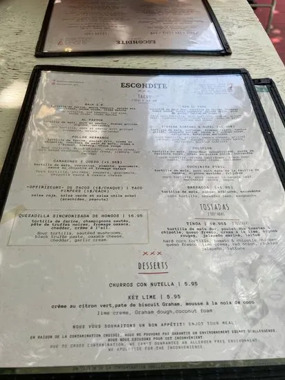 Menu 2