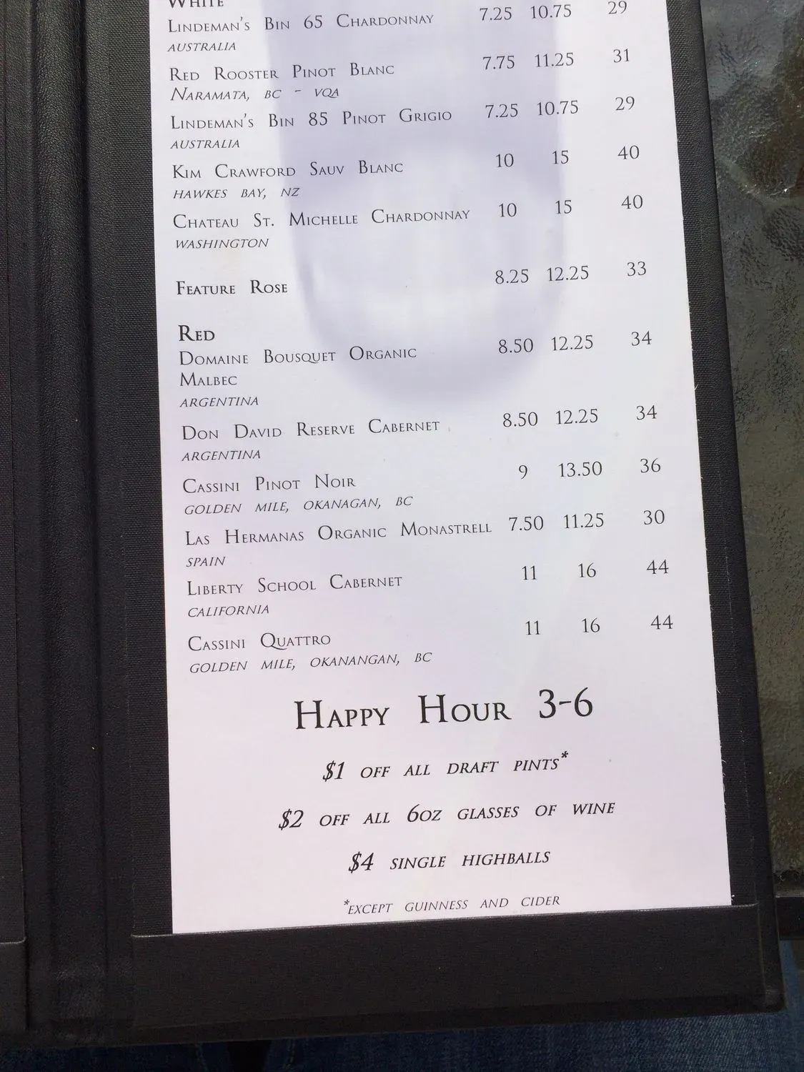 Menu 6