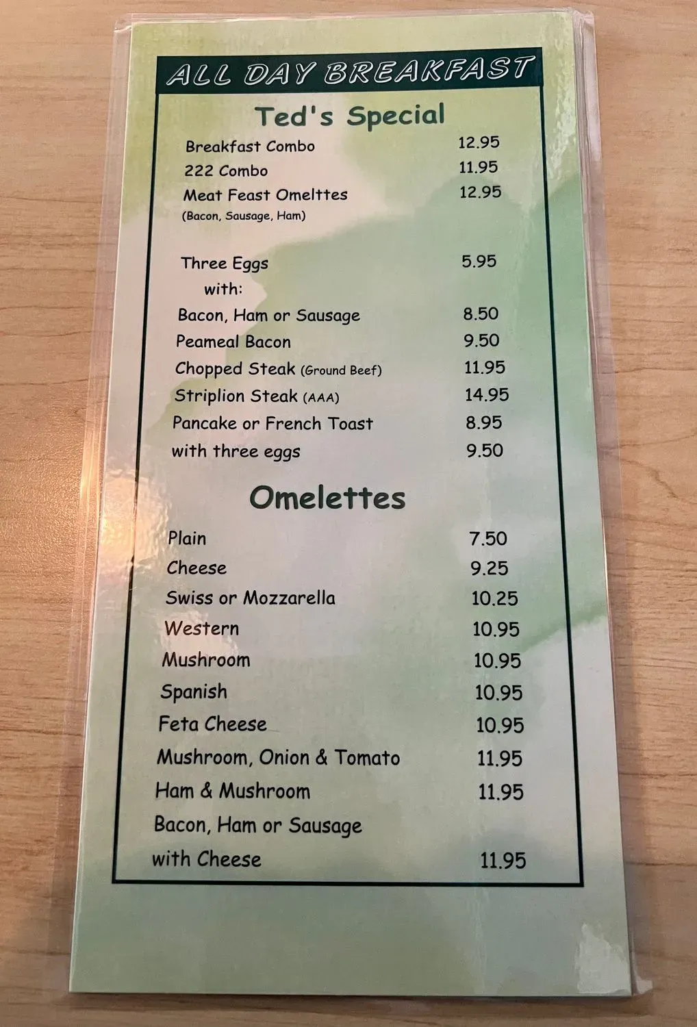 Menu 5