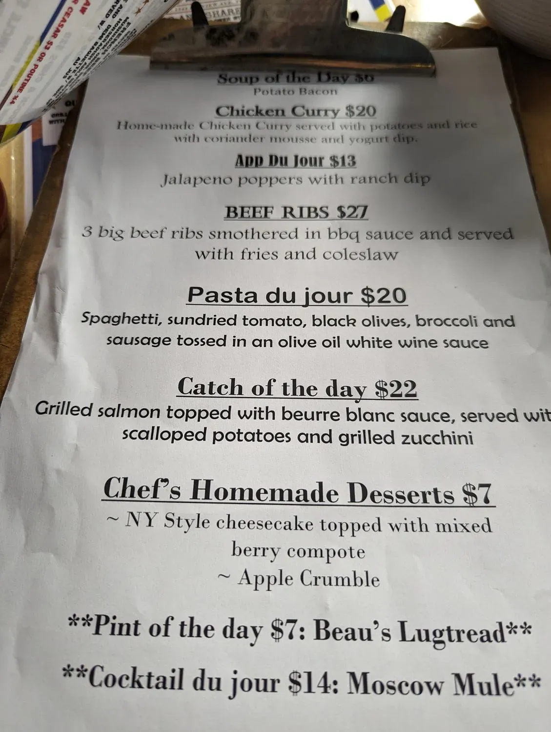 Menu 4