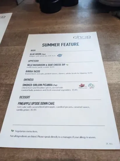 Menu 5