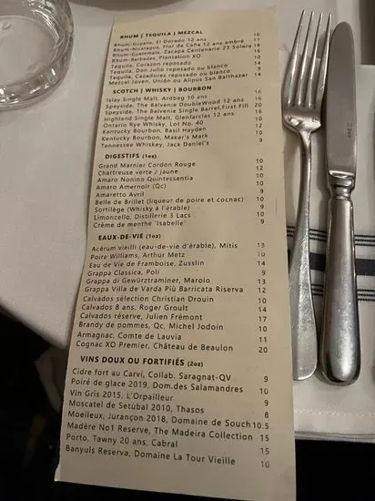 Menu 5