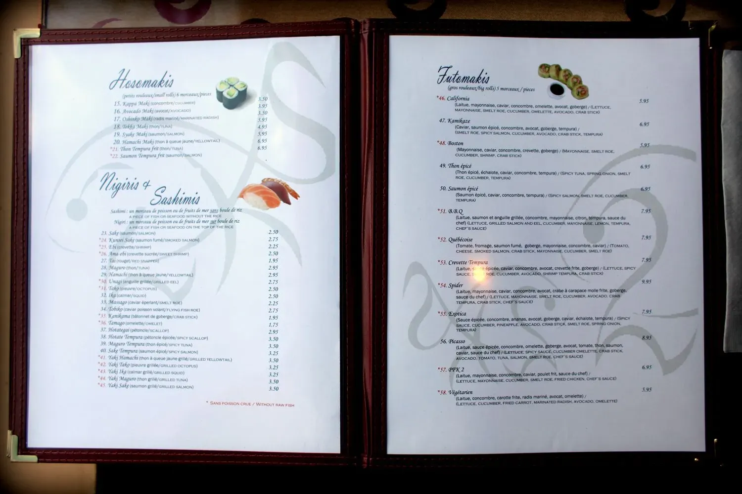 Menu 2