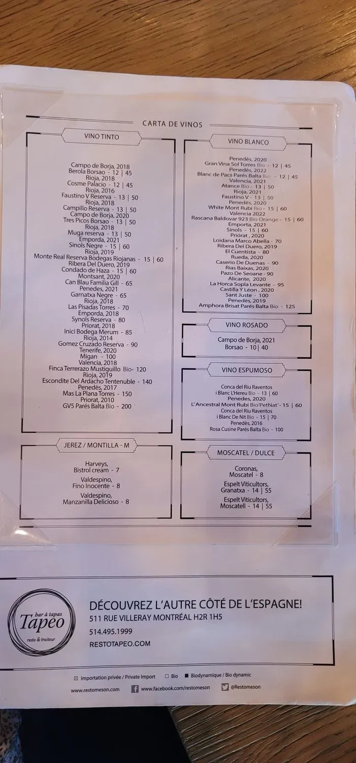 Menu 6