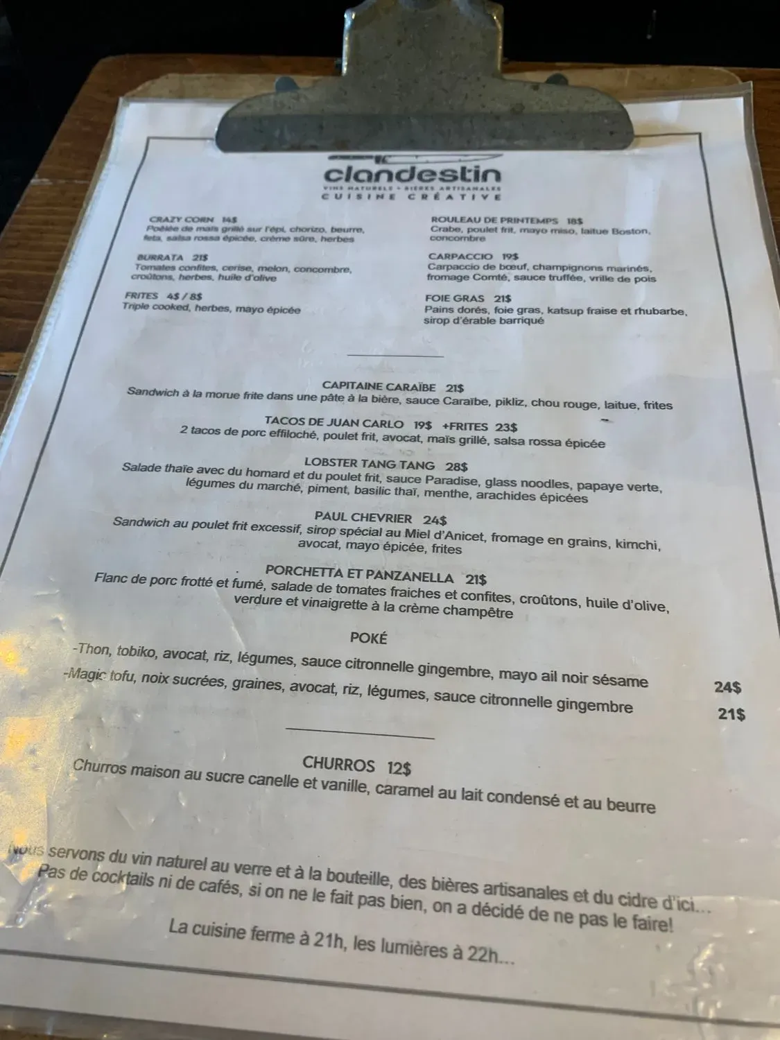 Menu 4