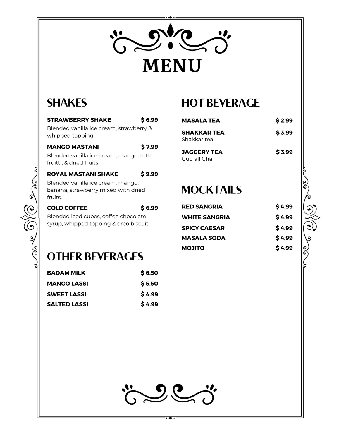 Menu 6