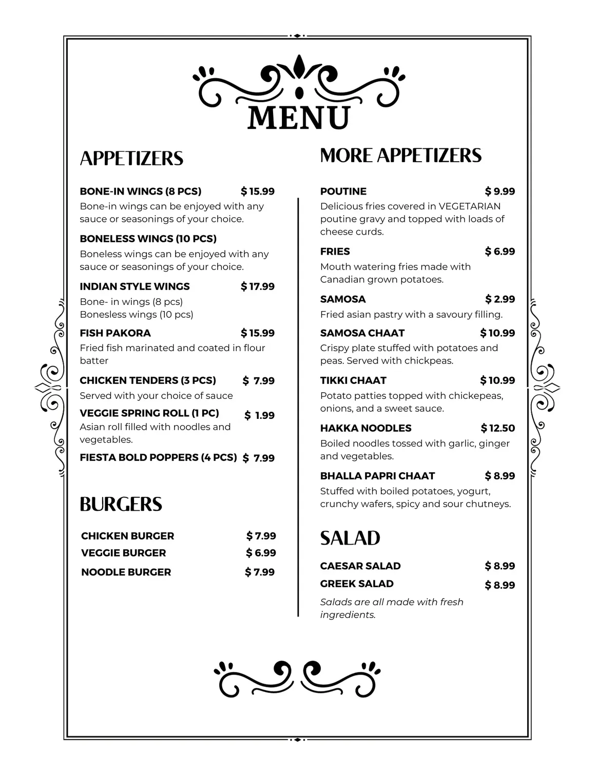 Menu 4