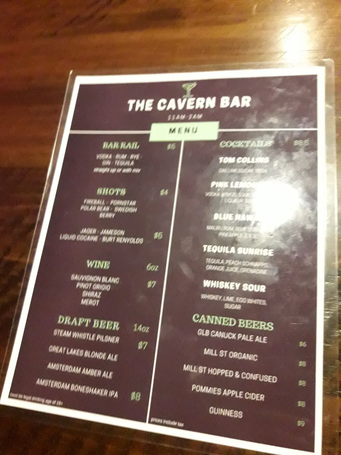 Menu 2