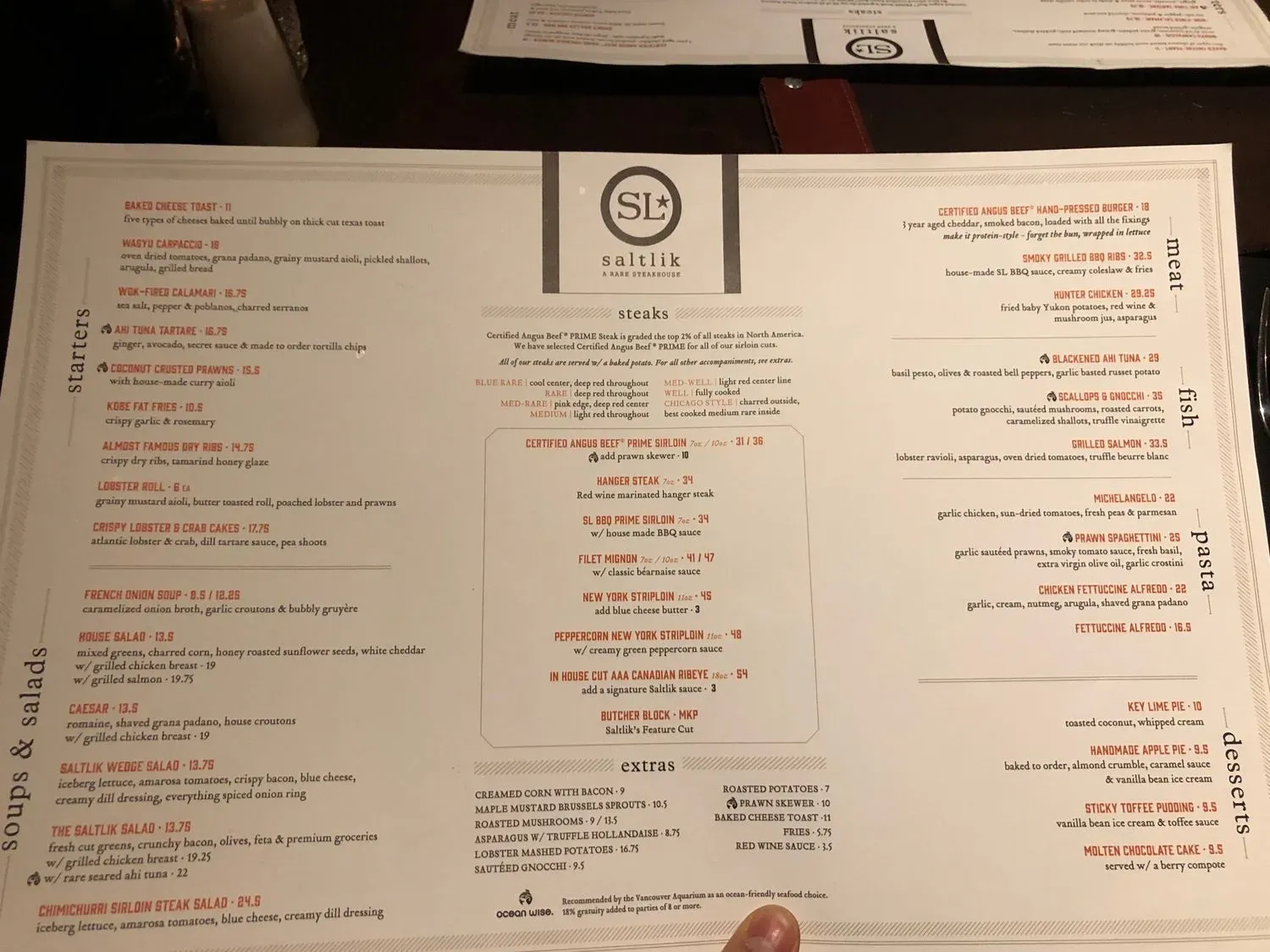 Menu 5