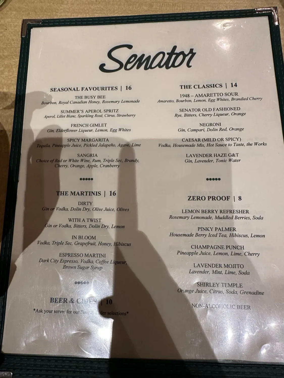 Menu 5