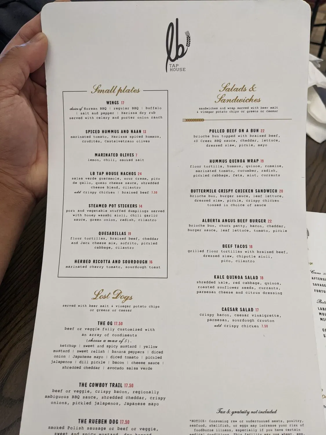 Menu 5