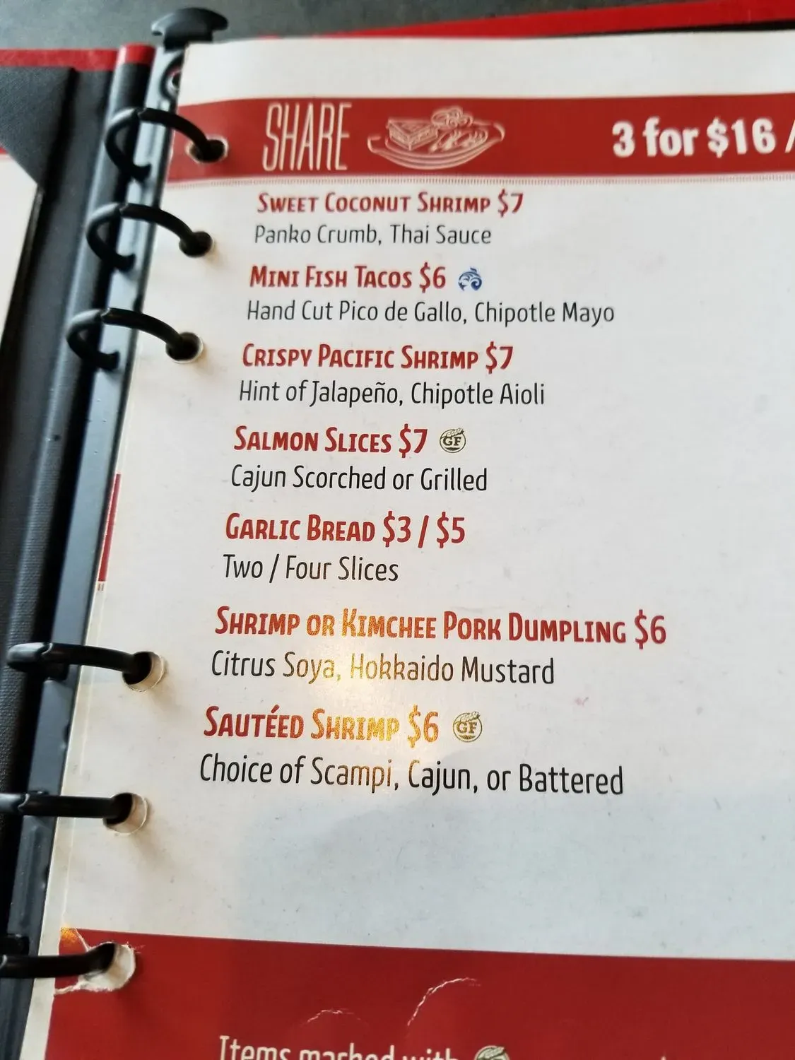 Menu 6