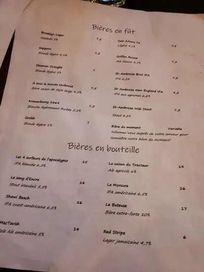 Menu 2