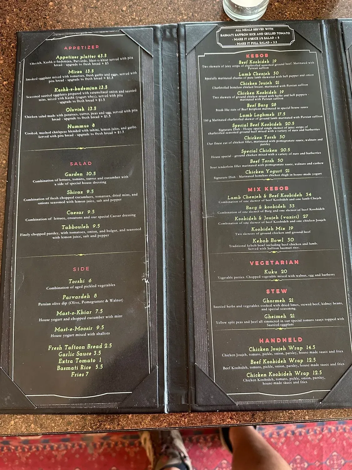 Menu 2