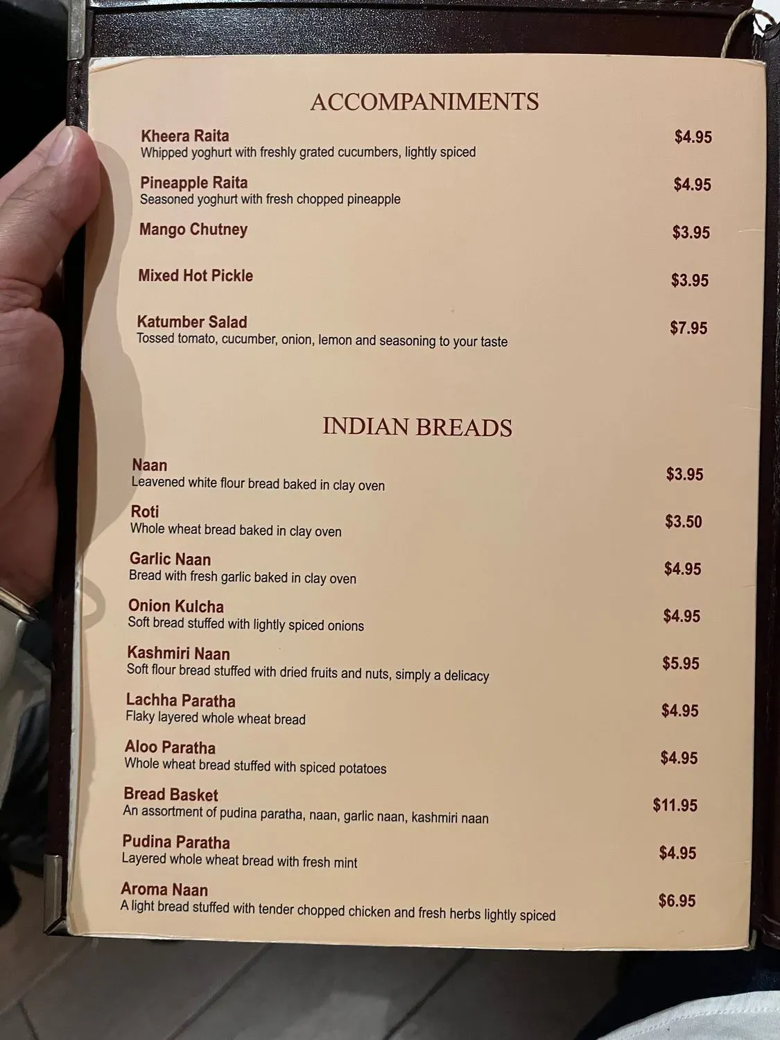 Menu 4