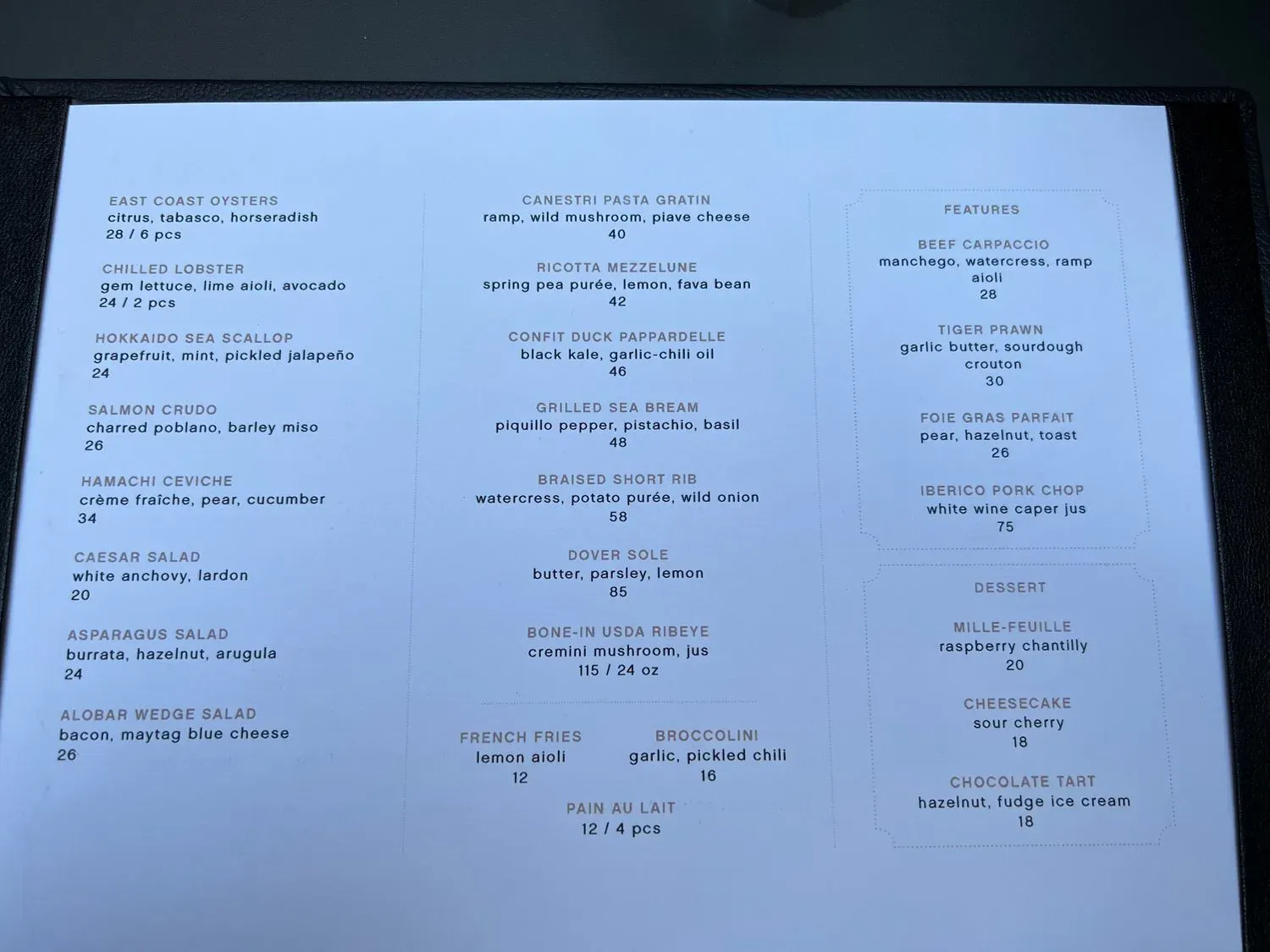 Menu 4