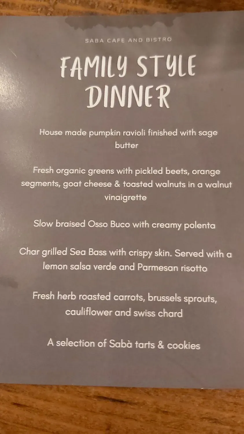 Menu 3