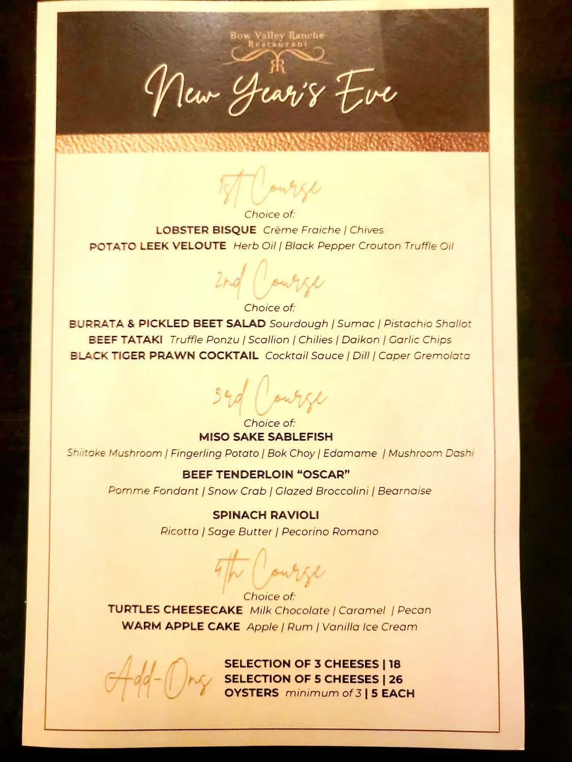 Menu 3