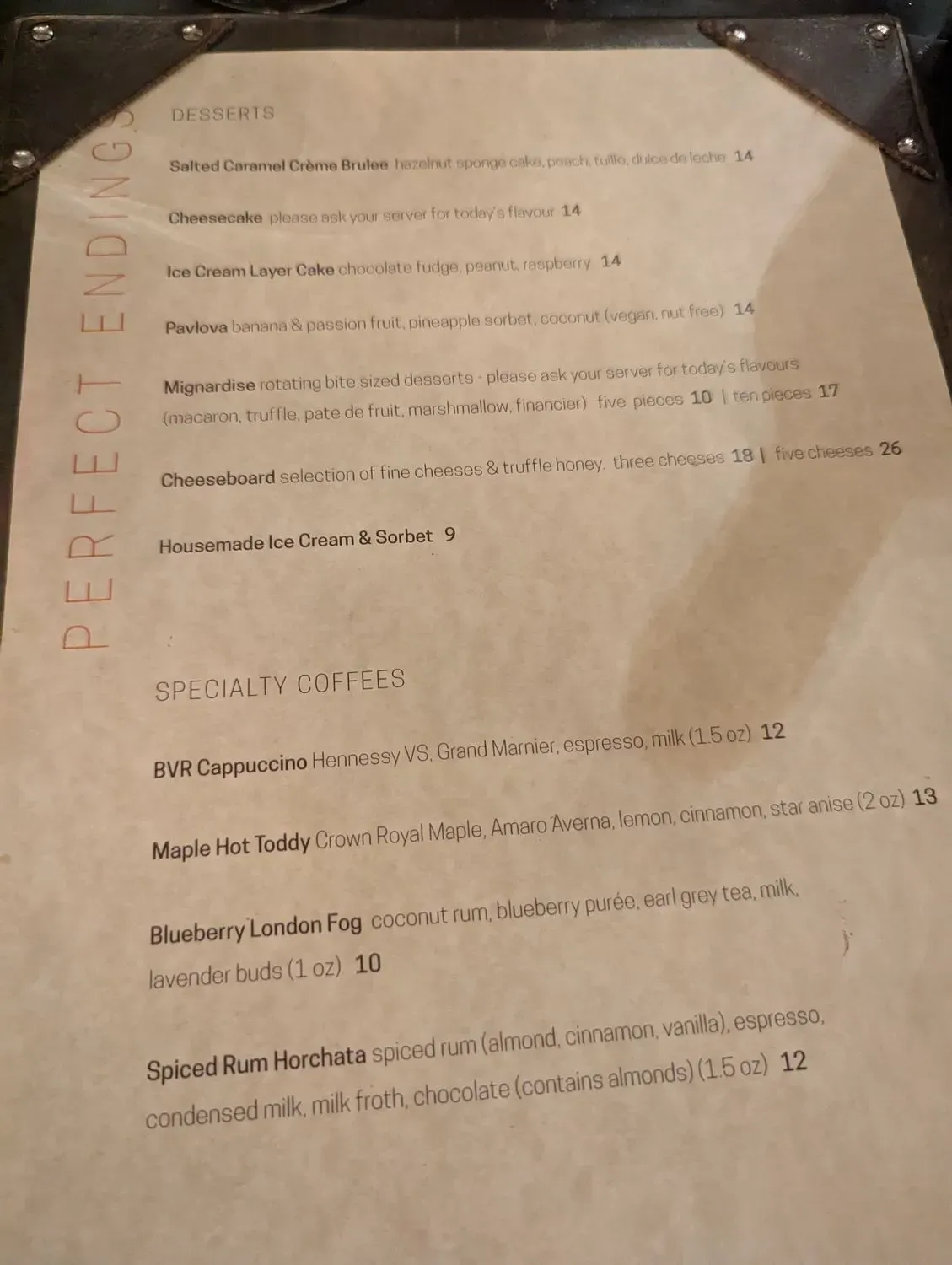 Menu 5