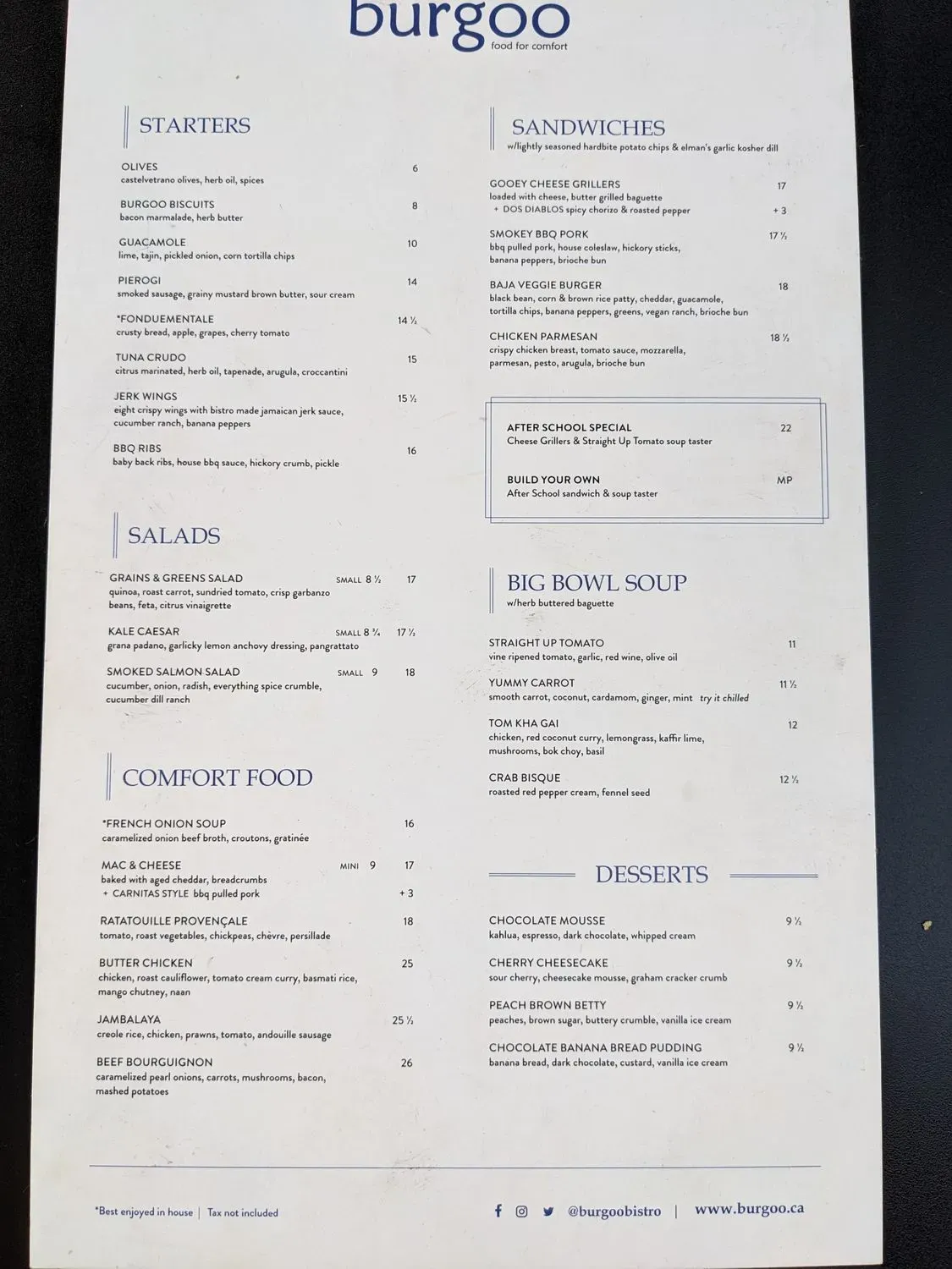 Menu 2