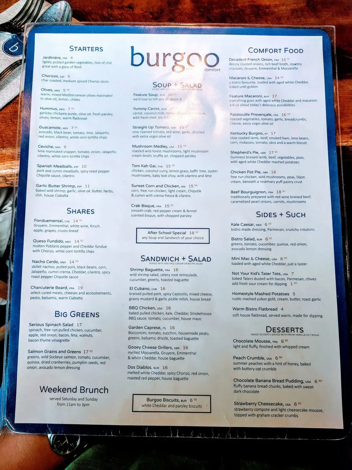 Menu 5