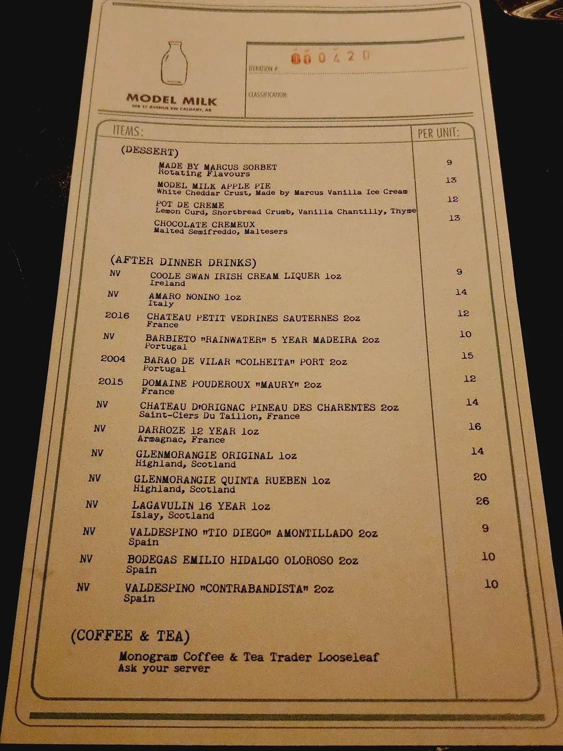 Menu 2