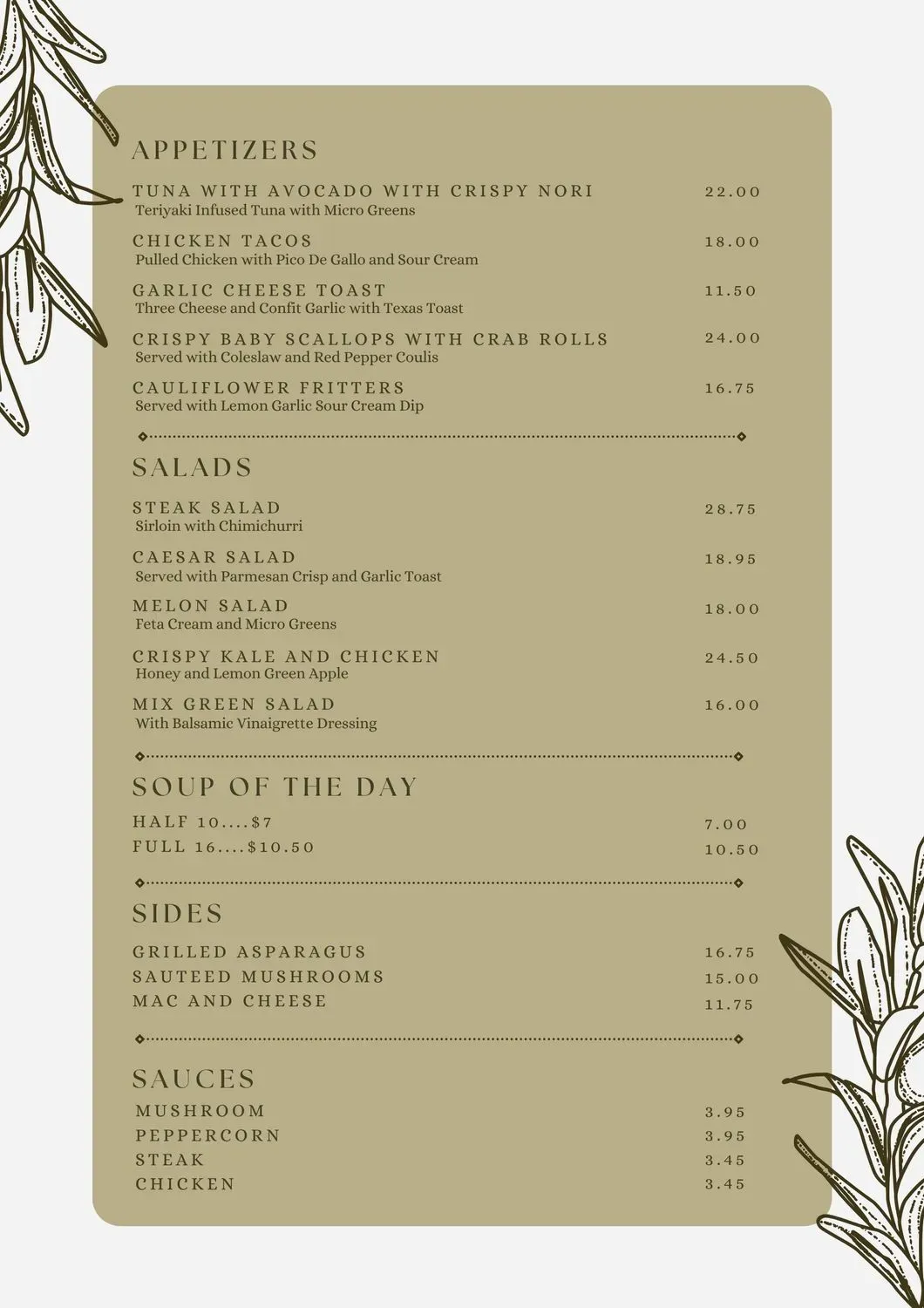 Menu 4