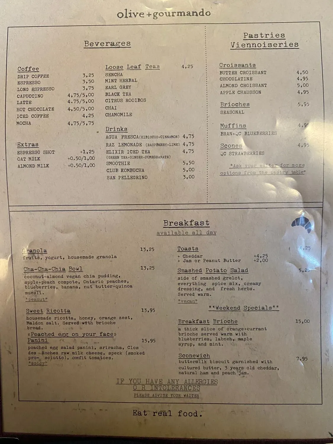 Menu 6