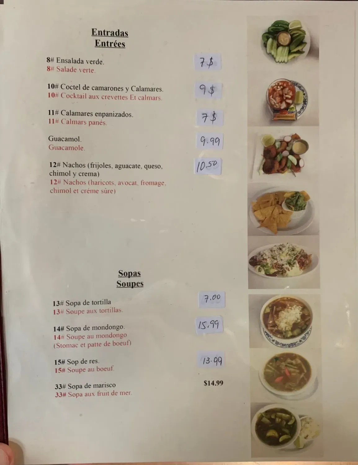 Menu 4