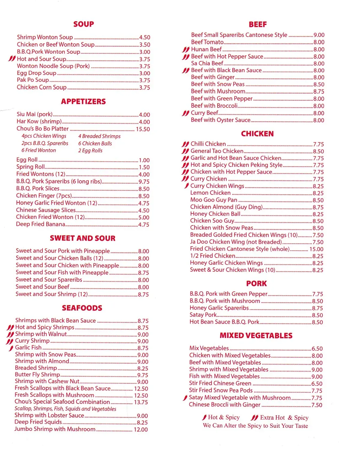 Menu 2