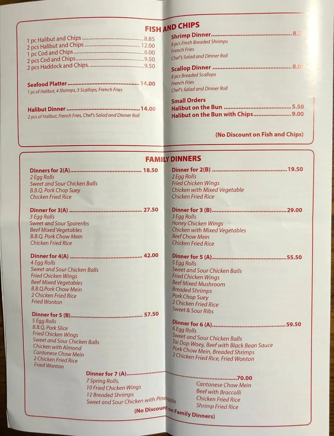 Menu 5